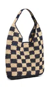 Mar Y Sol Abby Tote Navy/natural In Black/natural