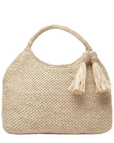 Mar Y Sol Anya Raffia Satchel In Neutral
