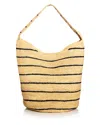 Mar Y Sol Augusta Tote In Natural/navy Stripe