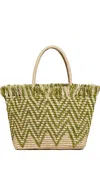 Mar Y Sol Bahia Tote Emerald In Emerald