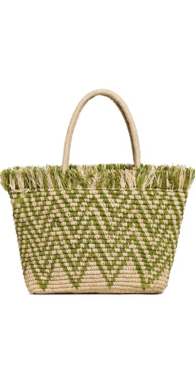 Mar Y Sol Bahia Tote Emerald