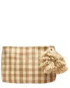 Mar Y Sol Hazel Raffia Clutch In Multi