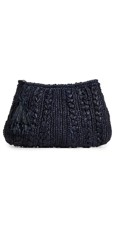 Mar Y Sol Ivy Clutch Navy