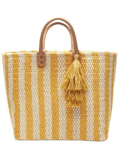 Mar Y Sol Lido Sisal Tote In Yellow