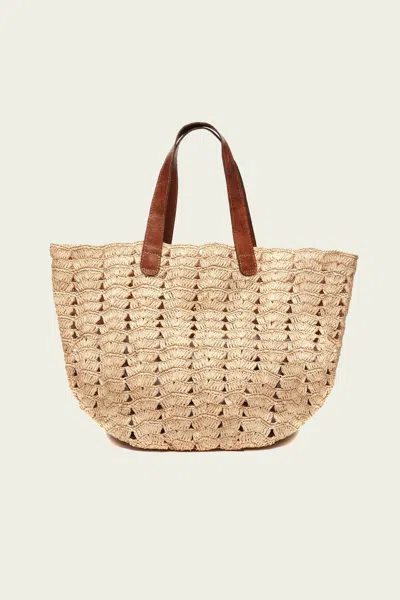 Mar Y Sol Paros Tote In Natural In Brown