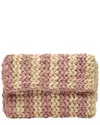 Mar Y Sol Remi Raffia Clutch In Multi