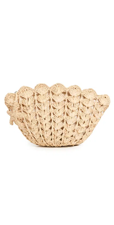 Mar Y Sol Shelly Clutch N-natural