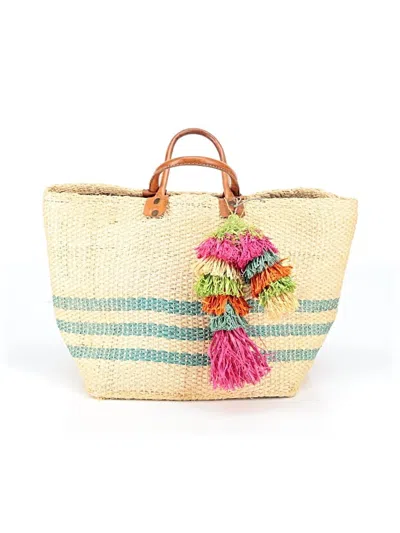 Pre-owned Mar Y Sol Tote Bag In Yellow