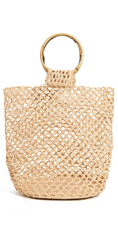 Mar Y Sol Willow Bucket Bag N-natural