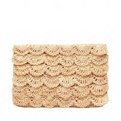 Mar Y Sol Women's Lizzie Clutch In Natural In Brown