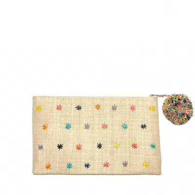 Mar Y Sol Women's Sofia Pouch In Multi In Pink