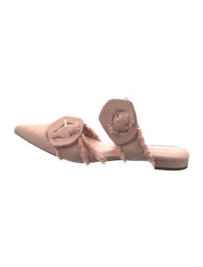 Pre-owned Mara&mine Mules In Pink