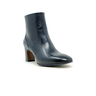 Mara Bini F570 Dark Blue Rubber Gina Ankle Boots In Gray