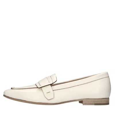 Mara Bini Flat Shoes In Bianco Neutri