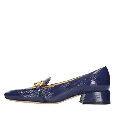 Mara Bini Flat Shoes Blue In Blu Blu E Verdi
