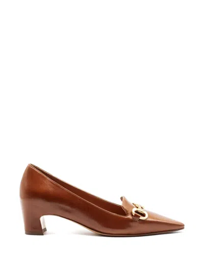 Mara Bini Horsebit Pumps In Brown