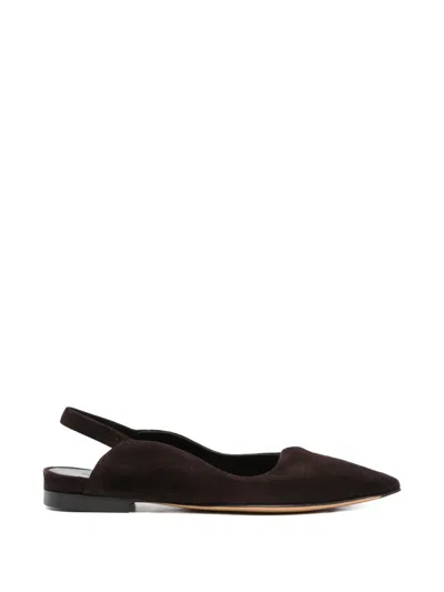 Mara Bini Pointed Flat Pumps In Black