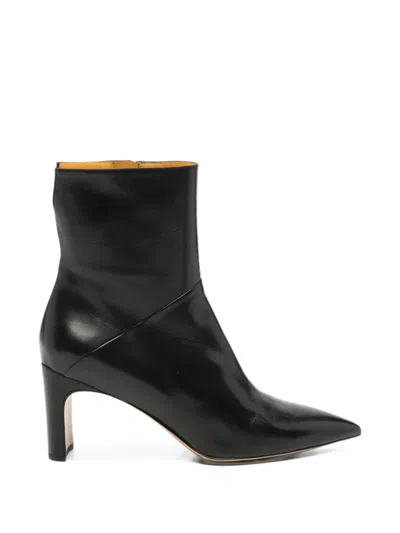 Mara Bini Pointed-toe Ankle Boots In Black