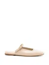 Mara Bini Strap Mules In Neutral
