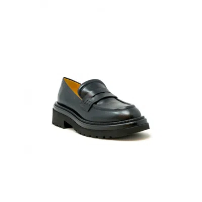 Mara Bini T218 Black Leather Hester Loafer