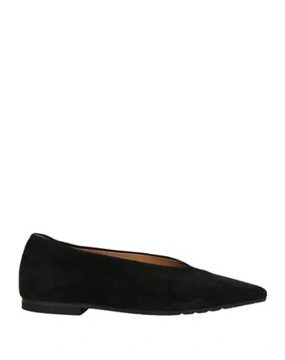 Mara Bini Woman Ballet Flats Black Size 6 Leather