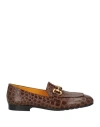 Mara Bini Woman Loafers Brown Size 6 Leather