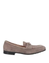 Mara Bini Woman Loafers Dove Grey Size 8 Soft Leather