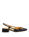 Mara Bini Woman Pumps Black Size 6 Soft Leather