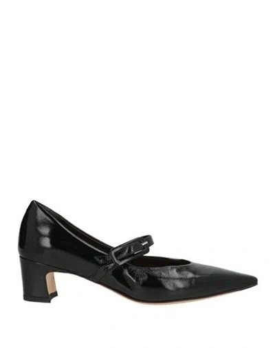 Mara Bini Woman Pumps Black Size 8.5 Leather