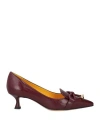 Mara Bini Woman Pumps Plum Size 7 Leather