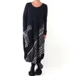 Mara Gibbucci Linen Maxi Dress In Black In Black