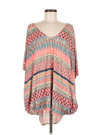 Pre-owned Mara Hoffman 3/4 Sleeve Blouse In Pink