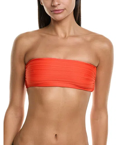 Mara Hoffman Abigail Bikini Top In Orange