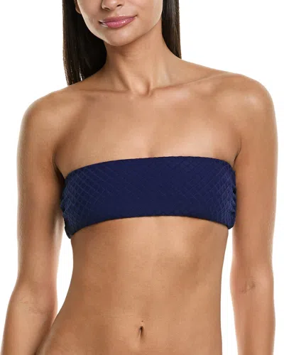 Mara Hoffman Abigail Bikini Top In Blue