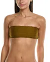 Mara Hoffman Abigail Bikini Top In Green