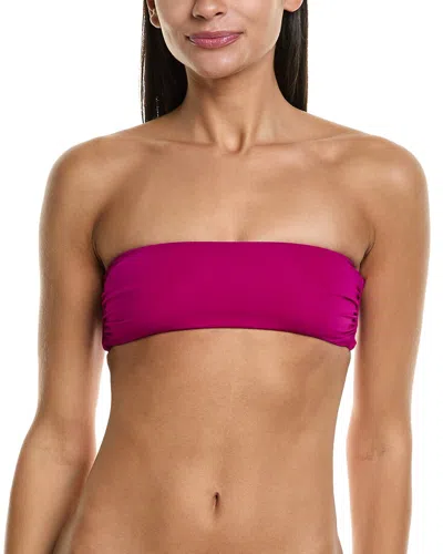 Mara Hoffman Abigail Bikini Top In Pink