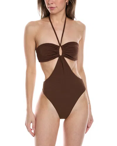 Mara Hoffman Blanca One-piece In Brown