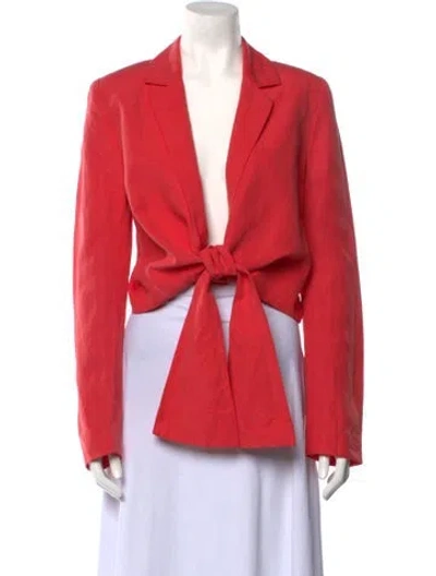 Pre-owned Mara Hoffman Blazer In Pink