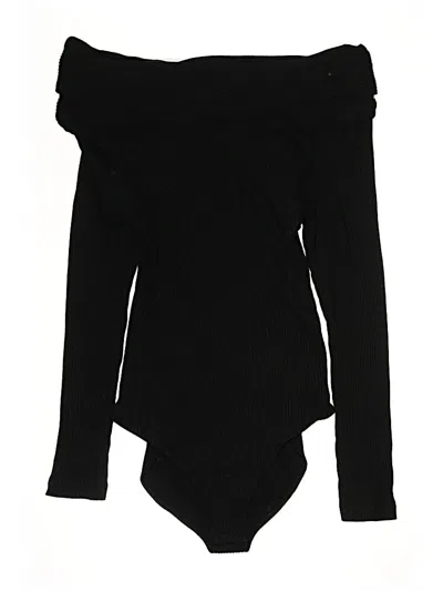 Pre-owned Mara Hoffman Bodysuit In Black