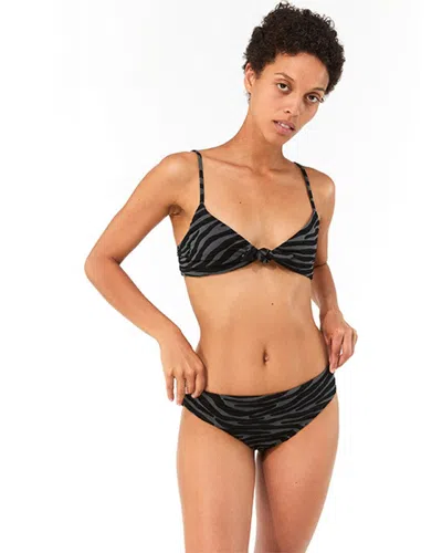 Mara Hoffman Carla Bikini Top In Black