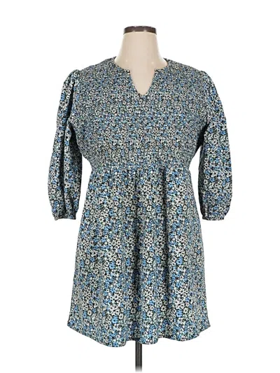 Pre-owned Mara Hoffman Casual Dress In Blue
