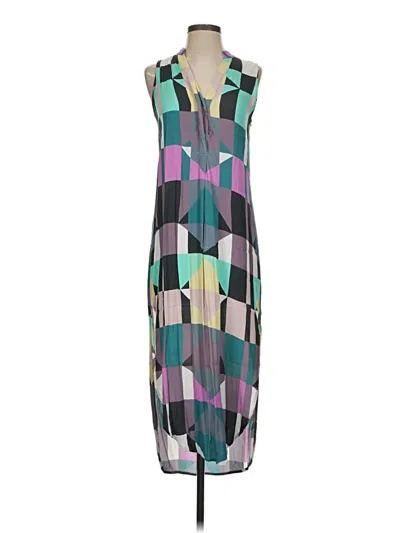Pre-owned Mara Hoffman Casual Dress In Teal
