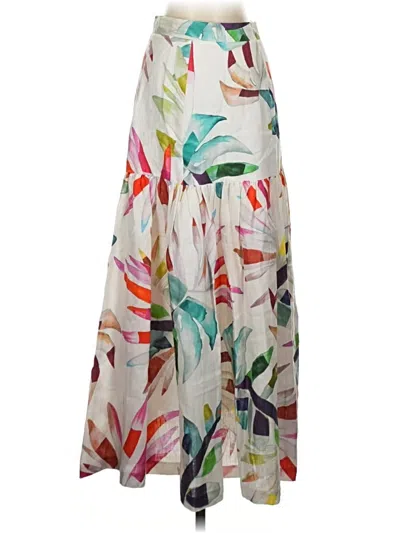 Pre-owned Mara Hoffman Casual Skirt In White