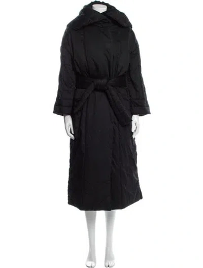 Pre-owned Mara Hoffman Coat In Black