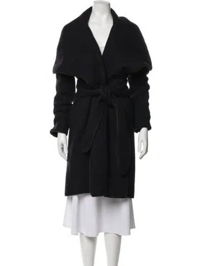 Pre-owned Mara Hoffman Coat In Black