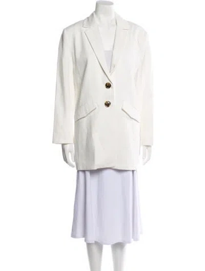 Pre-owned Mara Hoffman Coat In Neutral