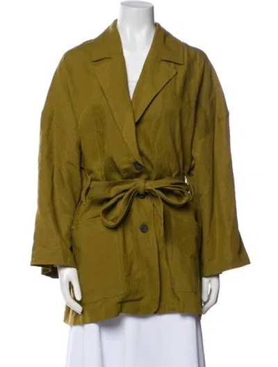 Pre-owned Mara Hoffman Coat W/ Tags In Green