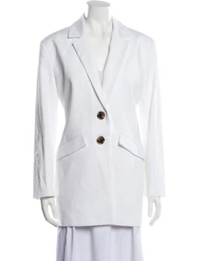 Pre-owned Mara Hoffman Coat In White