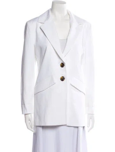 Pre-owned Mara Hoffman Coat In White