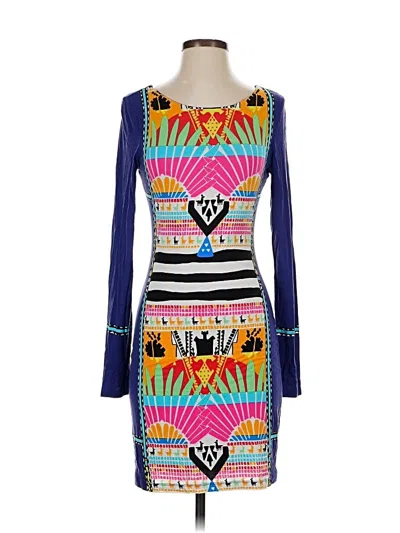 Pre-owned Mara Hoffman Cocktail Dress In Blue